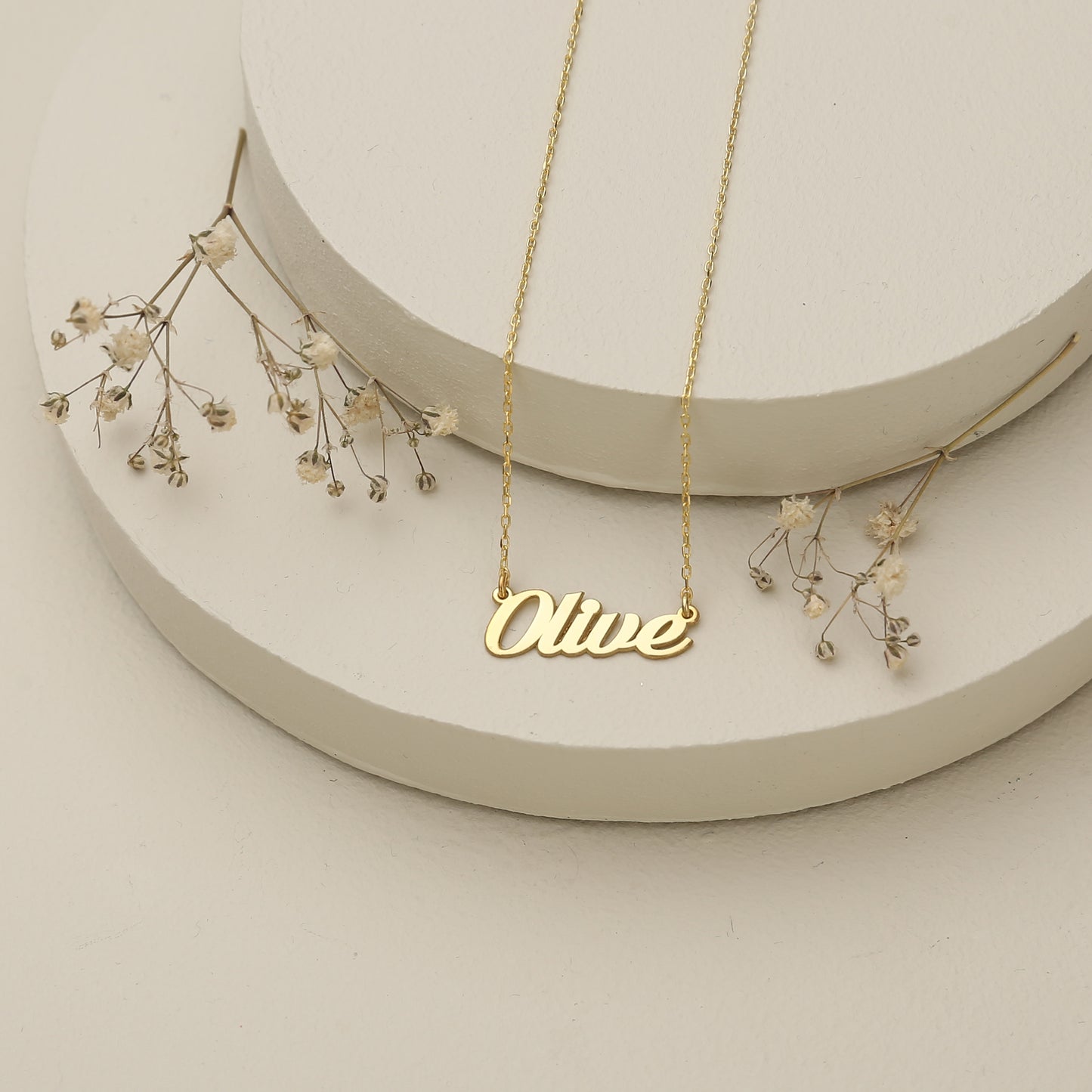925 Sterling Silver Personalized Dainty Name Necklace