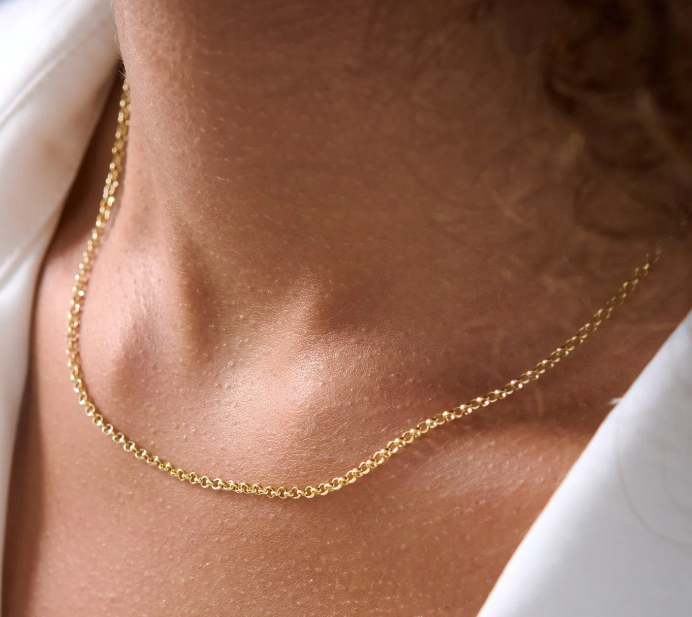 925 Sterling Silver Rolo Rope Chain Necklace