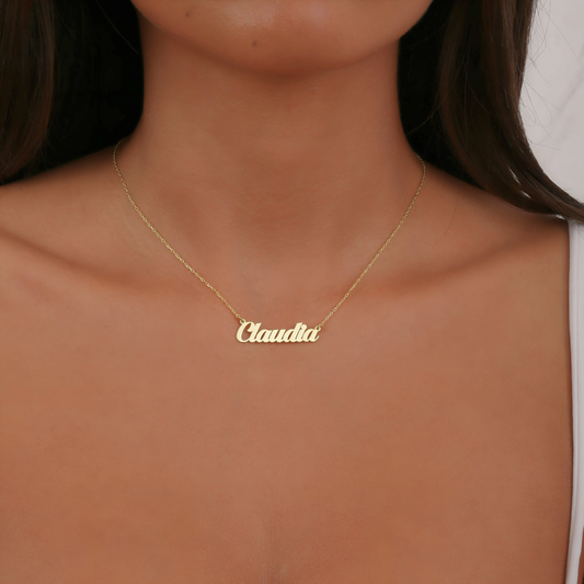925K Sterling Silver Custom Name Necklace