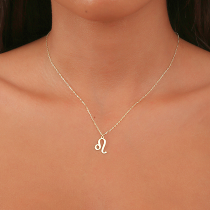 Collar con el signo del zodiaco en plata de ley 925 quilates 