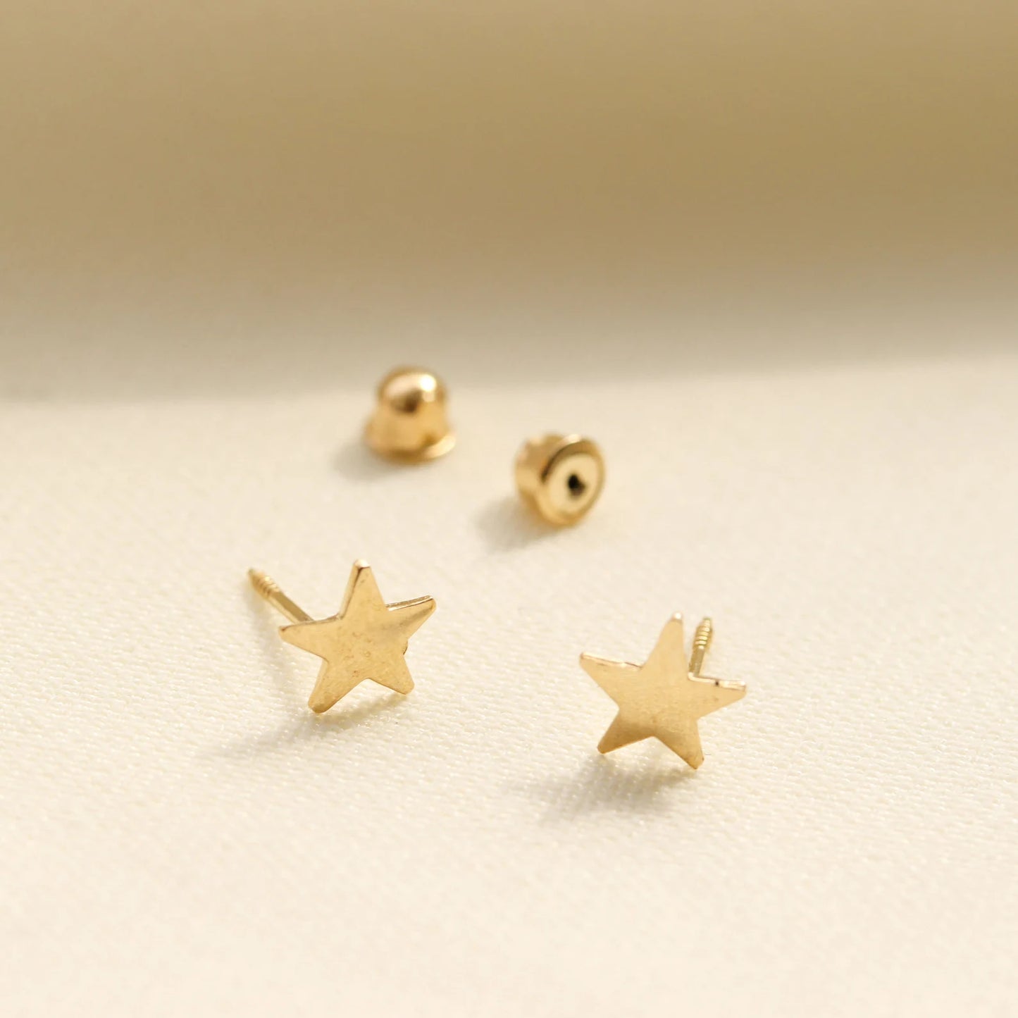 925 Sterling Silver Star Stud Double Earrings