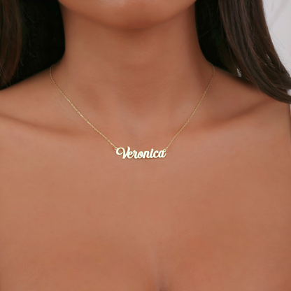 925K Sterling Silver Personalized Name Necklace
