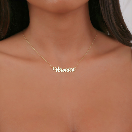 925K Sterling Silver Personalized Name Necklace