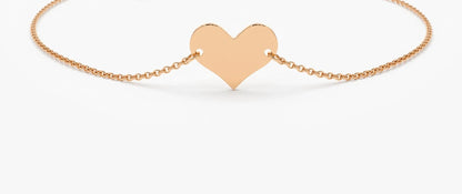 925 Sterling Silver Elegant Heart Bracelet