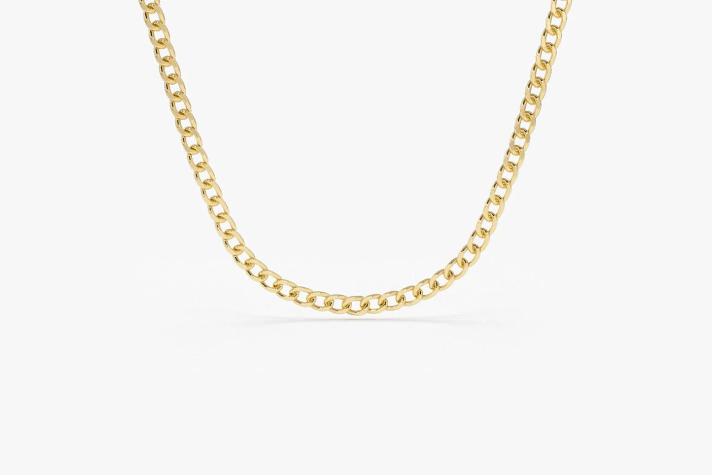 925 Sterling Silver Gourmet Curb Chain Necklace