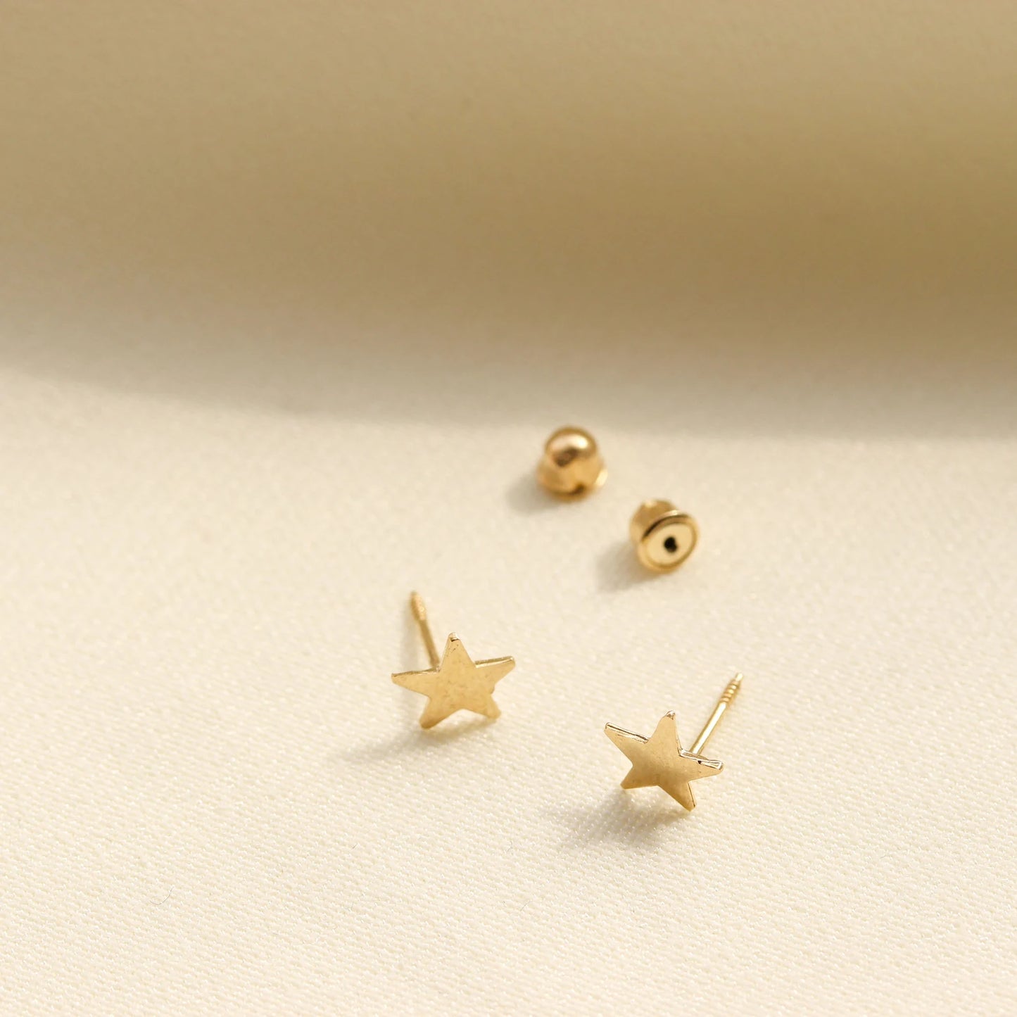 925 Sterling Silver Star Stud Double Earrings