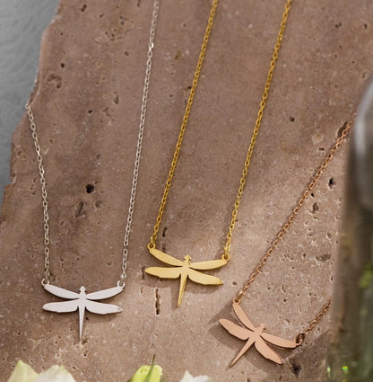 925 Sterling Silver Dragonfly Necklace