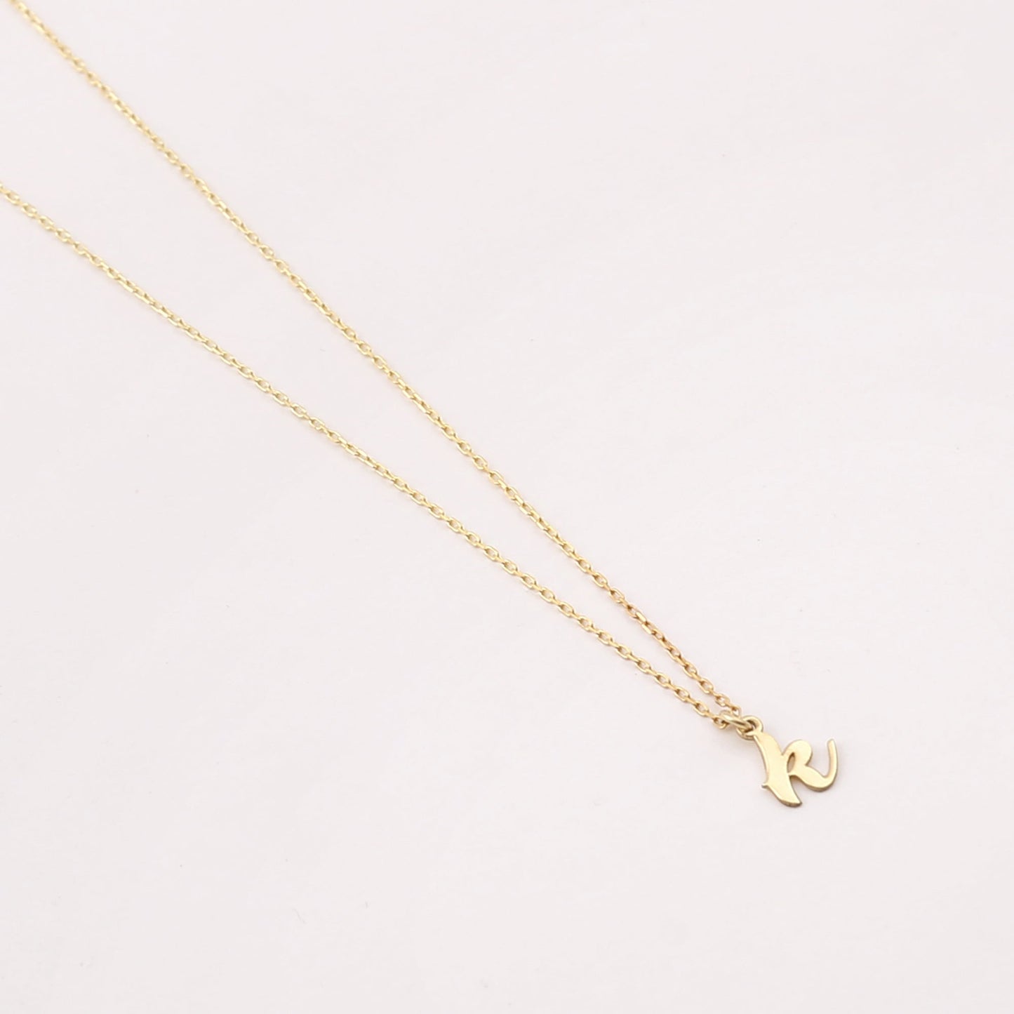 925 Sterling Silver Personalized Handwritten Letter Necklace