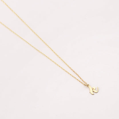 925 Sterling Silver Personalized Handwritten Letter Necklace