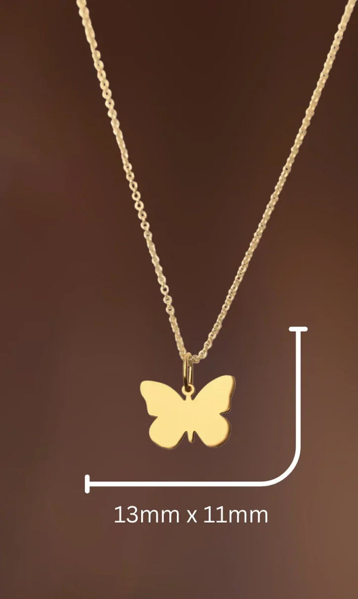 925 Sterling Silver Butterfly Necklace