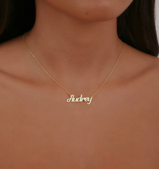 925K Sterling Silver Custom Name Necklace