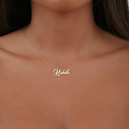 925K Sterling Silver Custom Name Necklace