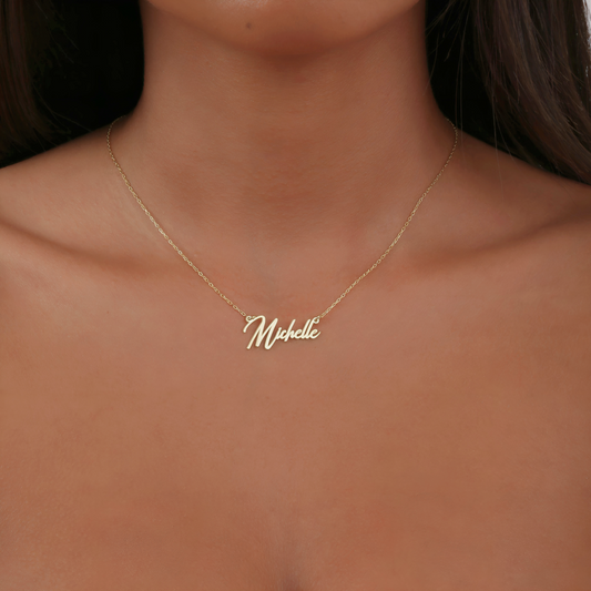925K Sterling Silver Personalized Name Necklace
