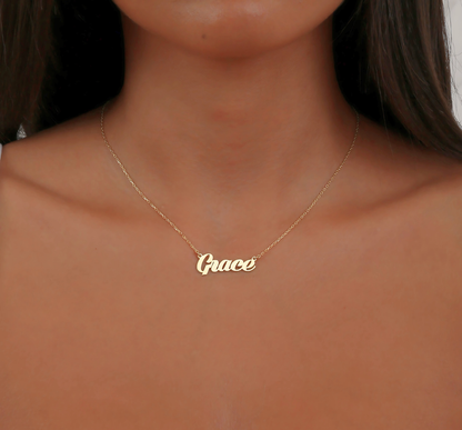 925 Sterling Silver Personalized Name Necklace