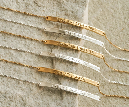 925 Sterling Silver Nameplate Bracelet with Name and Date Engraved