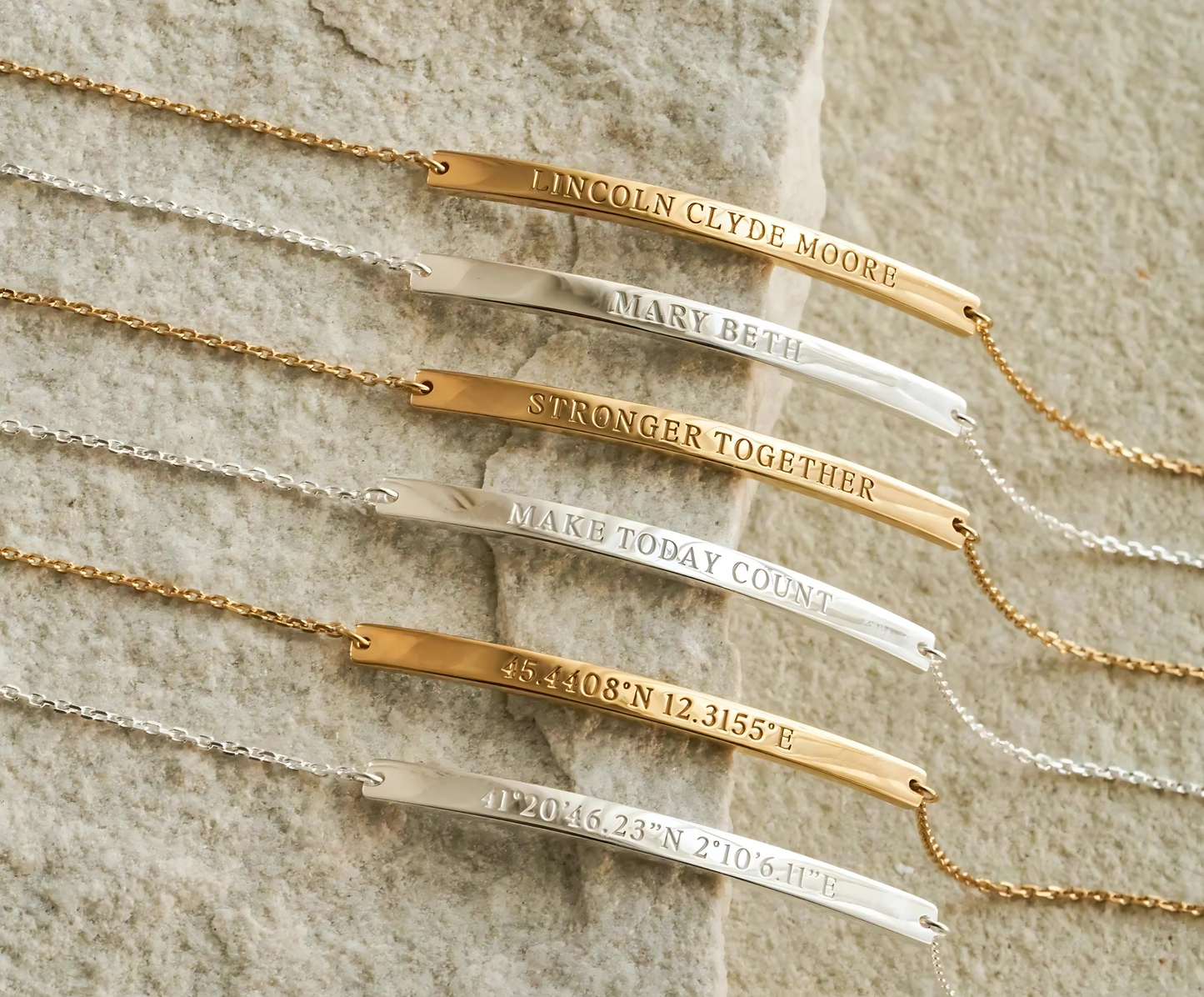 925 Sterling Silver Nameplate Bracelet with Name and Date Engraved