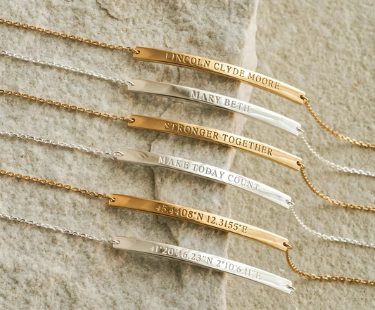 925 Sterling Silver Nameplate Bracelet with Name and Date Engraved