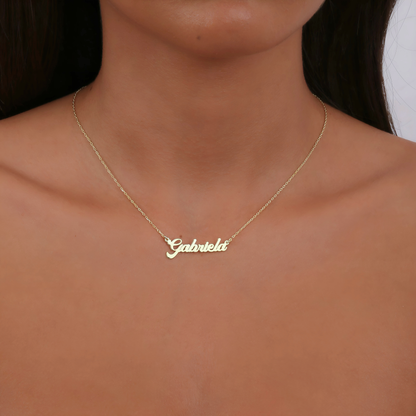 925K Sterling Silver Custom Name Necklace