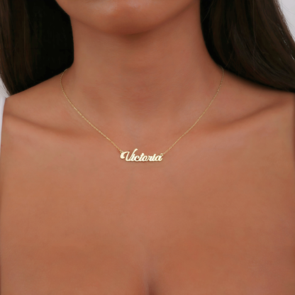 925K Sterling Silver Custom Name Necklace