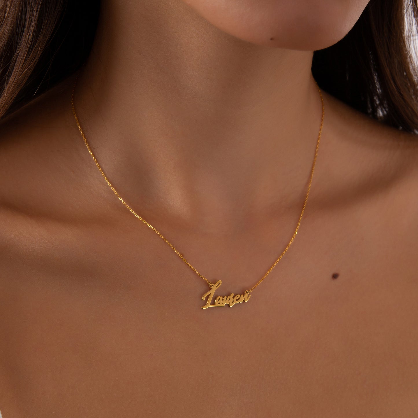 925 Sterling Silver Personalized Handwritten Name Necklace