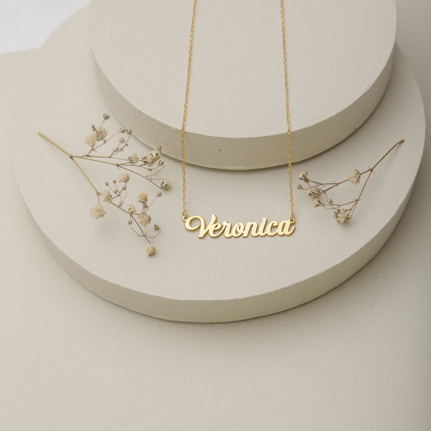 925K Sterling Silver Personalized Name Necklace