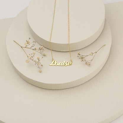 925 Sterling Silver Personalized Name Necklace