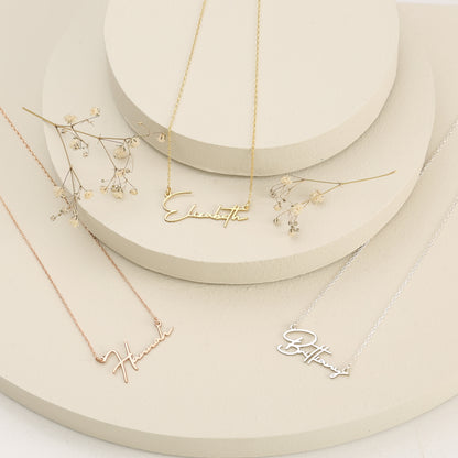 925K Sterling Silver Custom Name Necklace