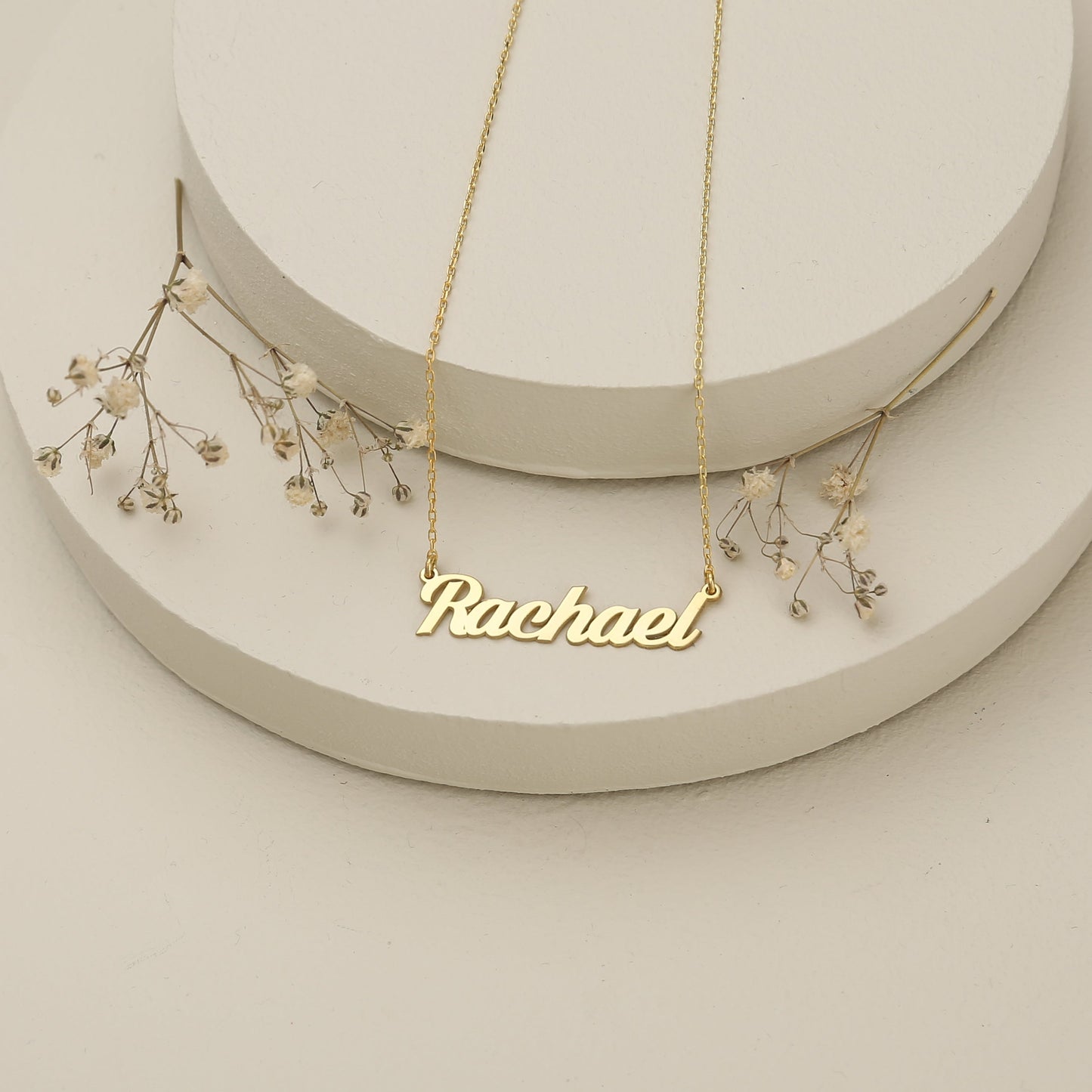 925 Sterling Silver Personalized Tiny Name Necklace