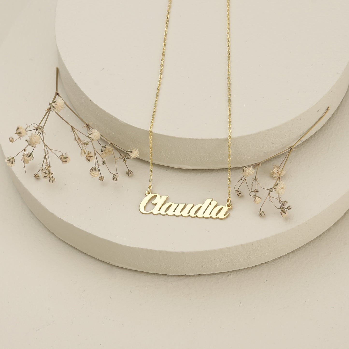 925K Sterling Silver Custom Name Necklace