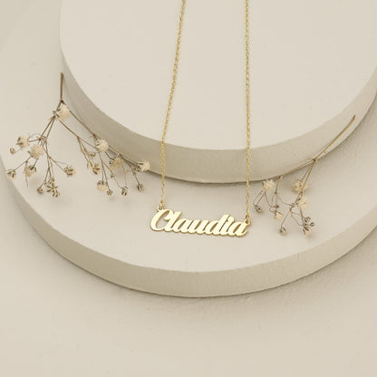 925K Sterling Silver Custom Name Necklace