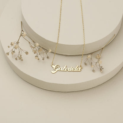 925K Sterling Silver Custom Name Necklace