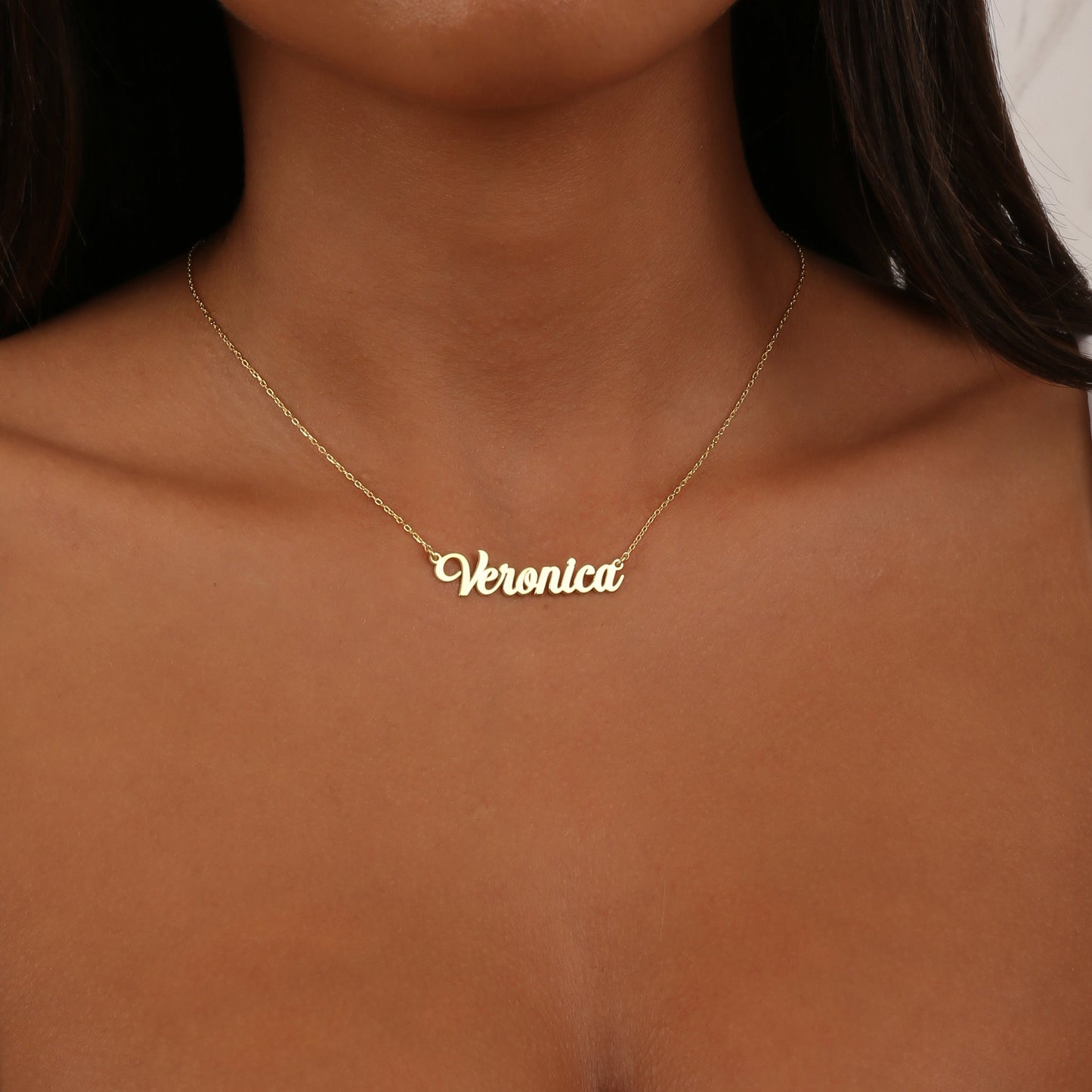925K Sterling Silver Custom Name Necklace