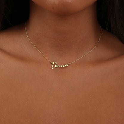 925K Sterling Silver Personalized Name Necklace