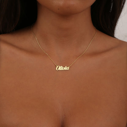 925K Sterling Silver Custom Name Necklace