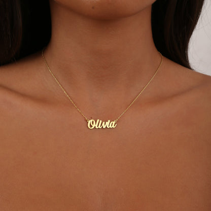 925K Sterling Silver Custom Name Necklace