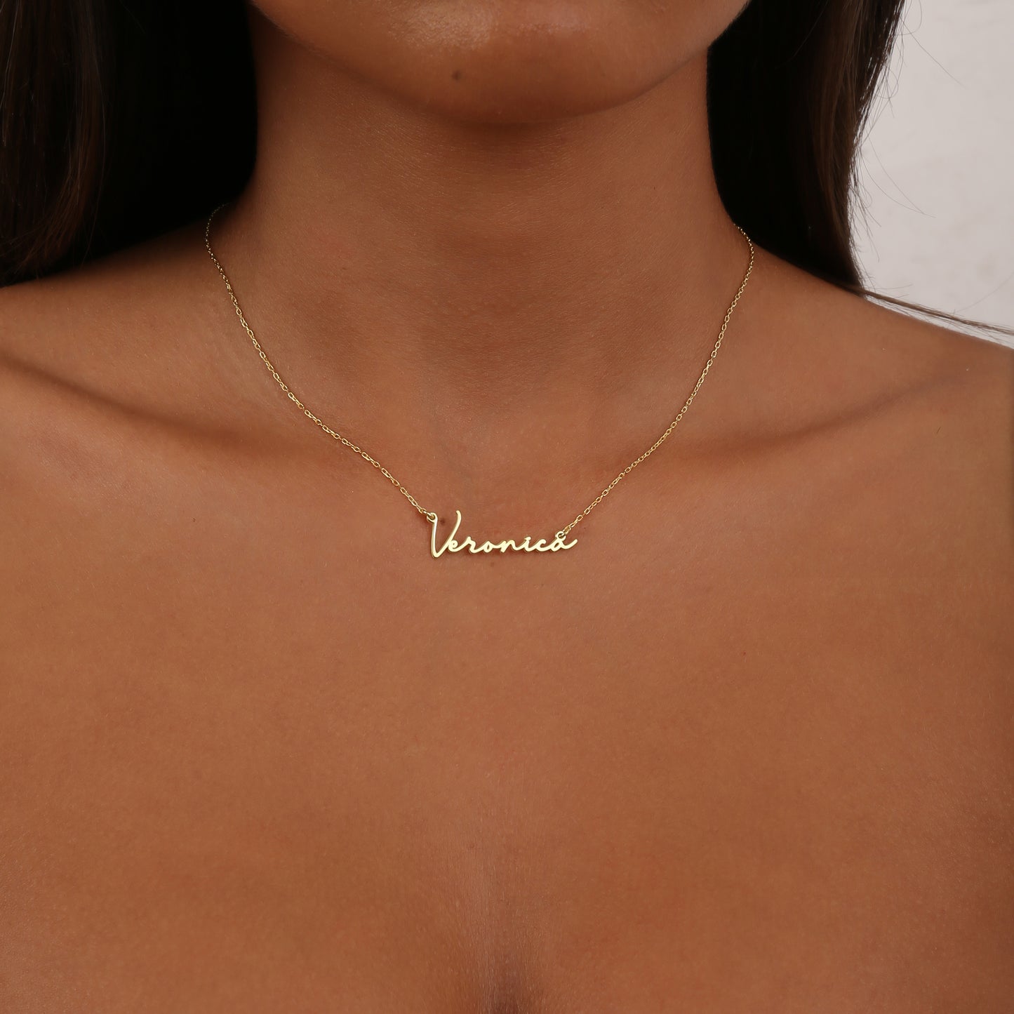 925K Sterling Silver Personalized Name Necklace