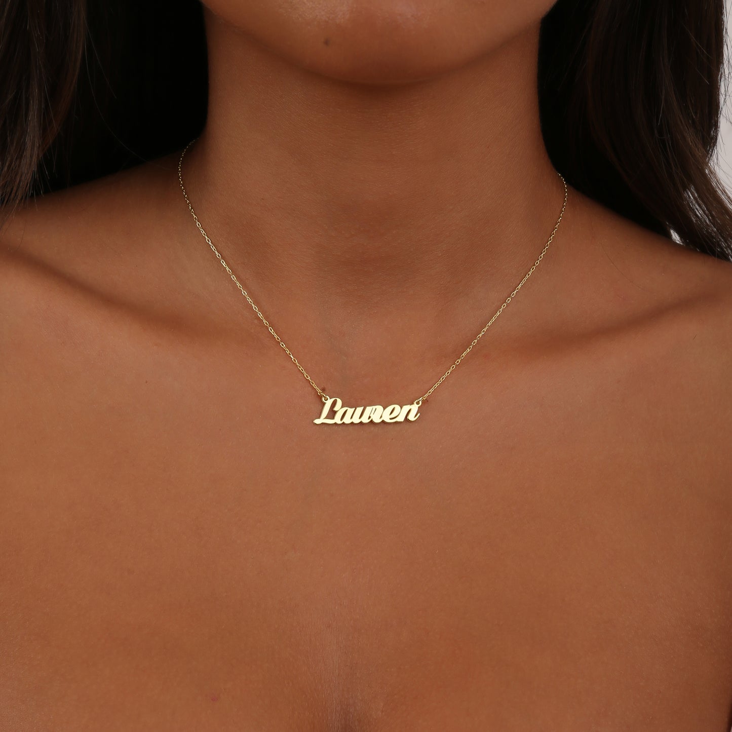 925K Sterling Silver Custom Name Necklace