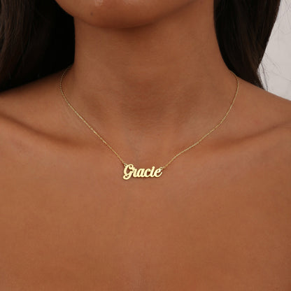 925K Sterling Silver Custom Name Necklace