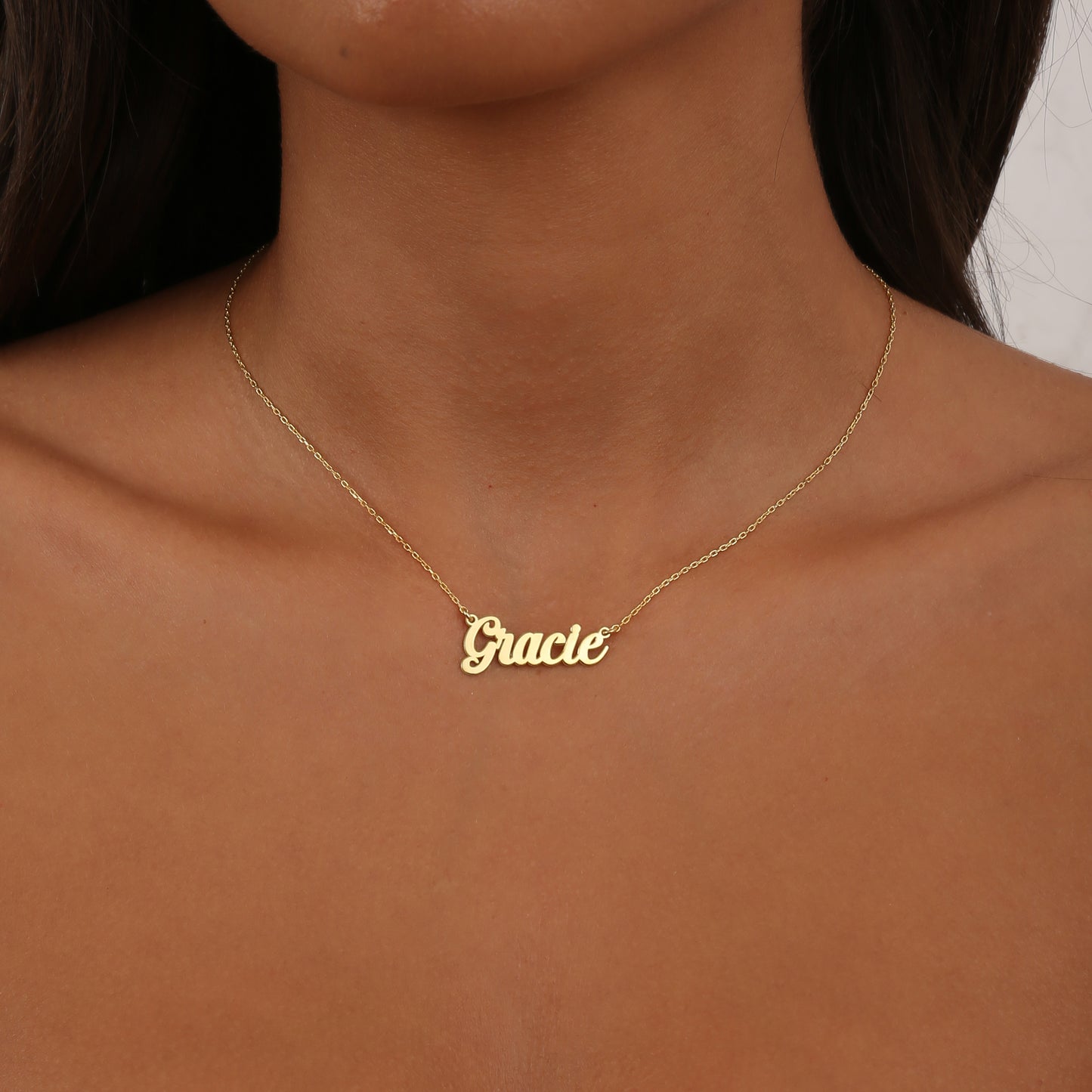 925K Sterling Silver Personalized Name Necklace