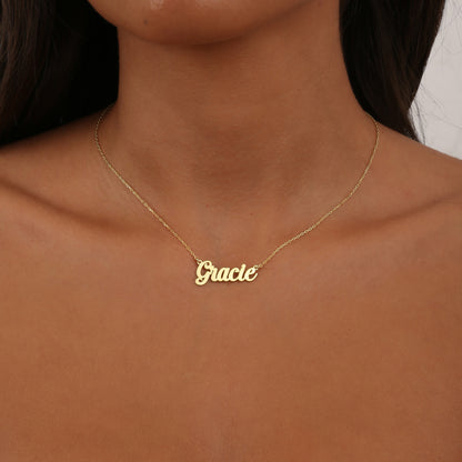 925K Sterling Silver Personalized Name Necklace