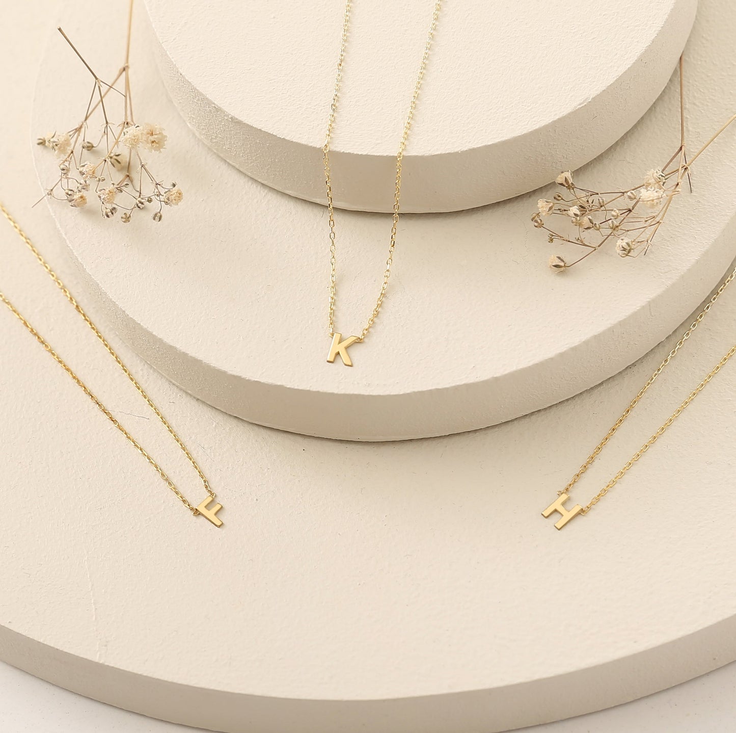 925 Sterling Silver Personalized Letter Necklace