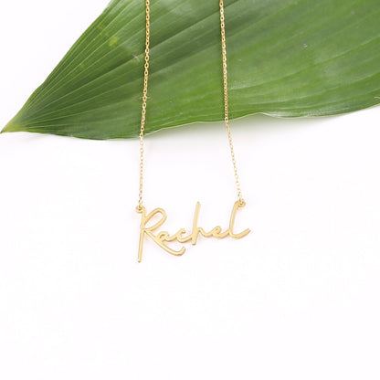 925 Sterling Silver Personalized Signature Name Necklace