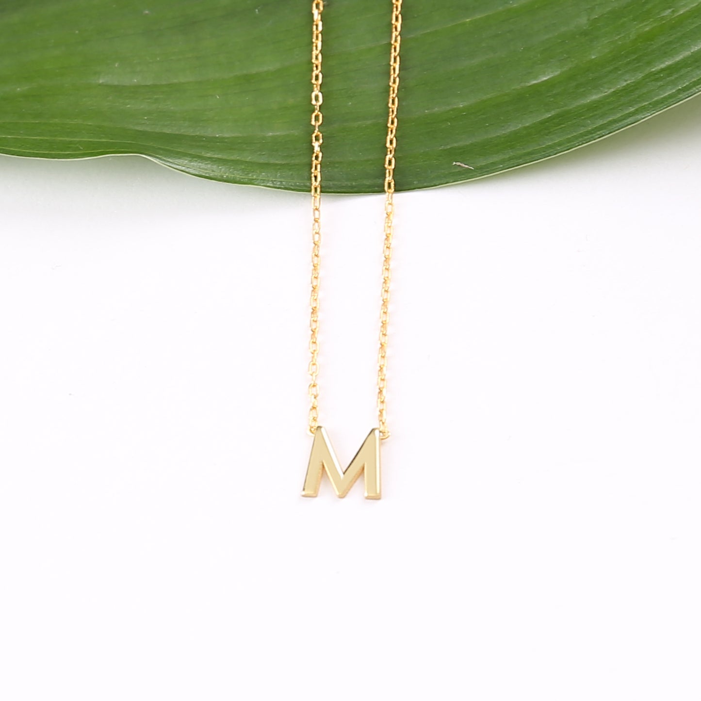 925 Sterling Silver Personalized Initial Necklace