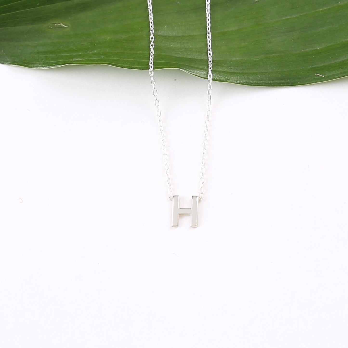 925 Sterling Silver Personalized Initial Necklace