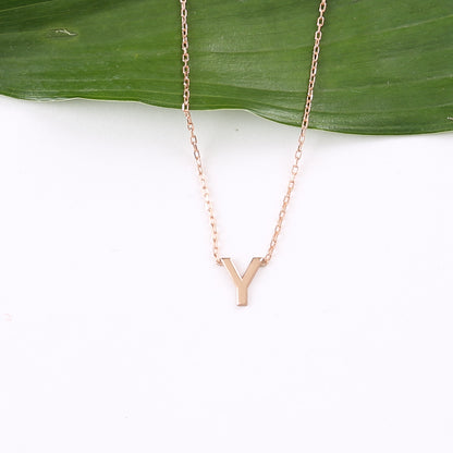 925 Sterling Silver Personalized Initial Necklace