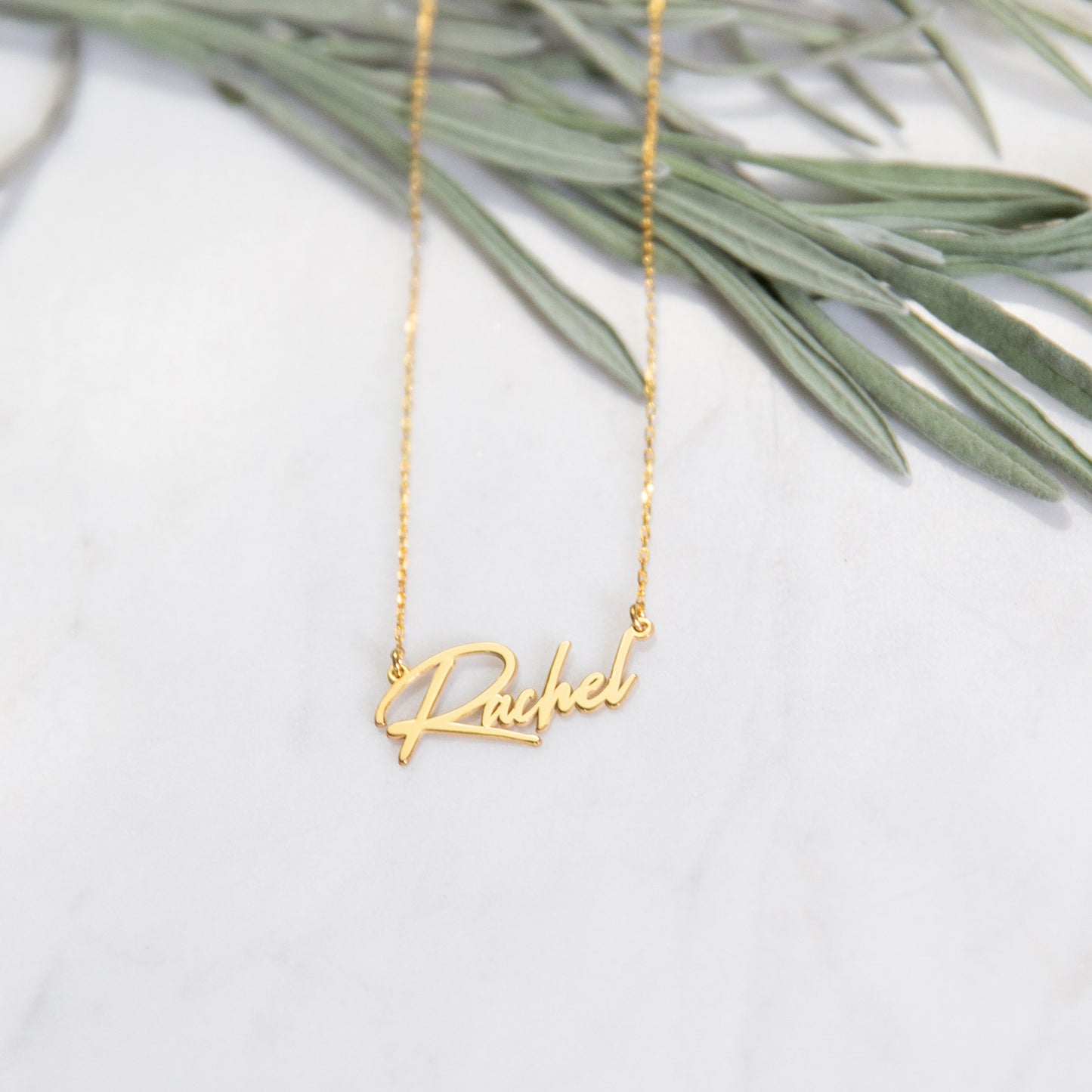 925 Sterling Silver Personalized Handwritten Name Necklace