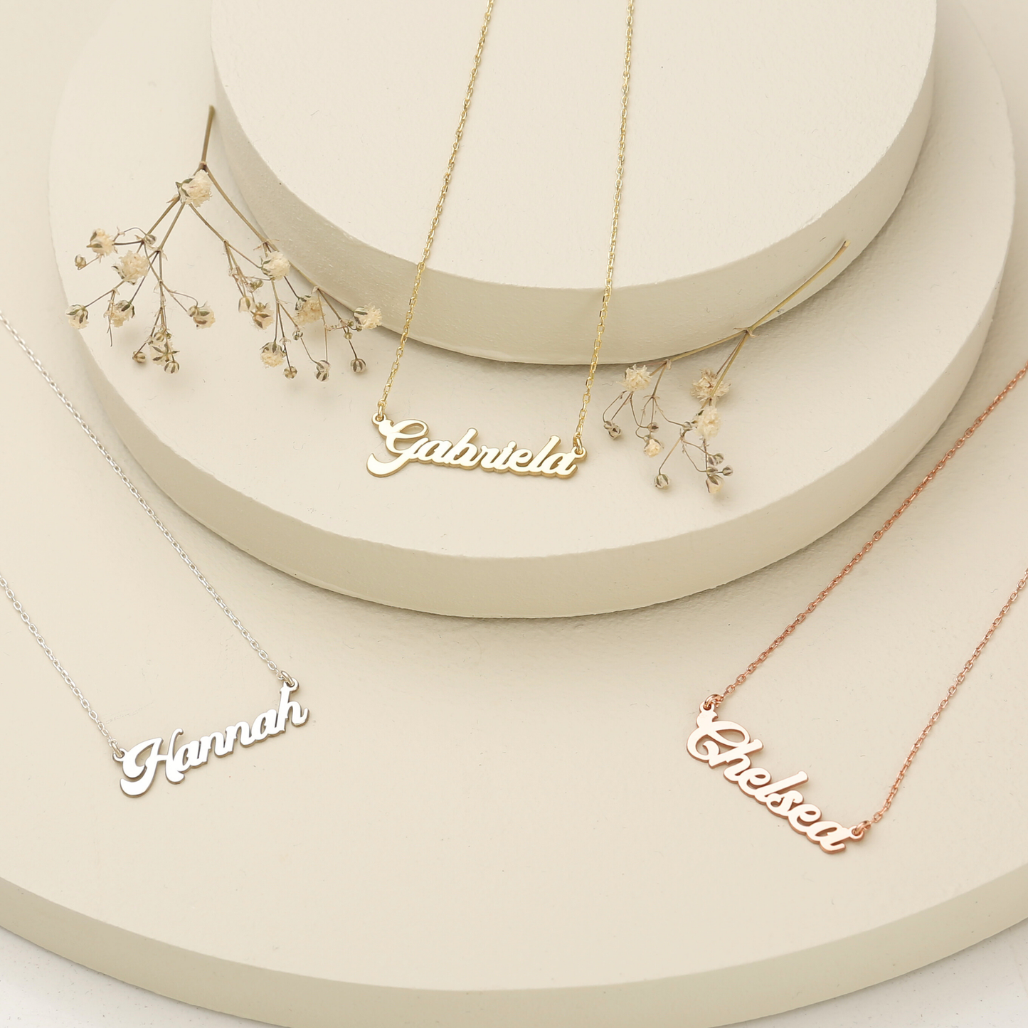 925K Sterling Silver Custom Name Necklace