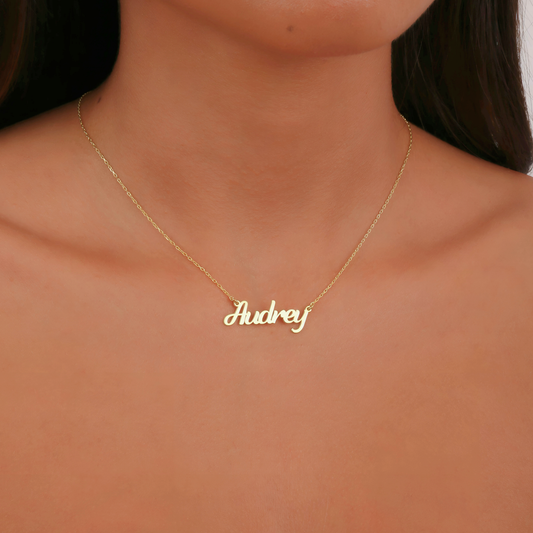 925K Sterling Silver Custom Name Necklace